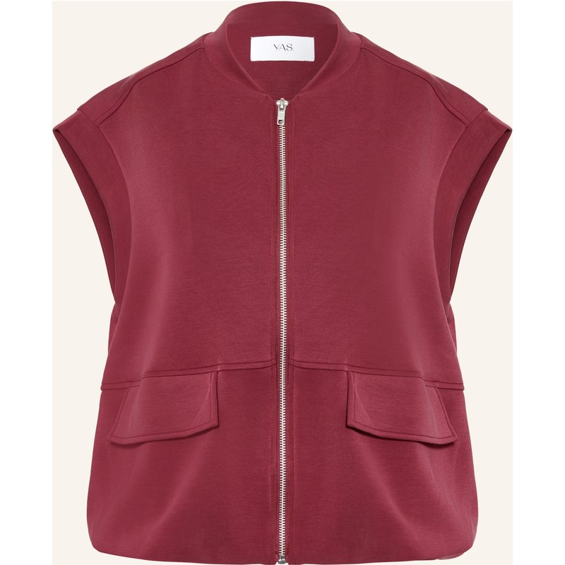 Y.A.S. Sweatweste rot