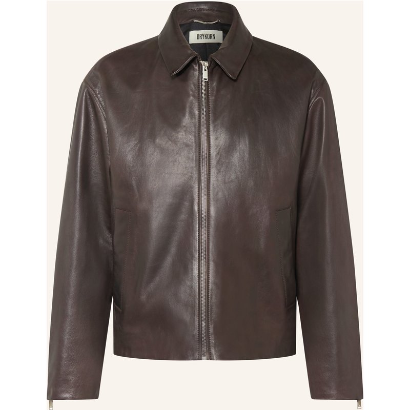 Drykorn Lederjacke Rikko braun