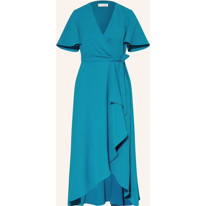 Phase Eight Wickelkleid Julissa Mit Volants blau