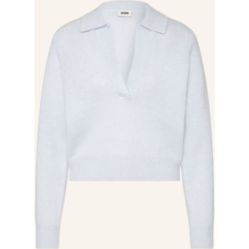 Drykorn Pullover Dylara Mit Alpaka blau