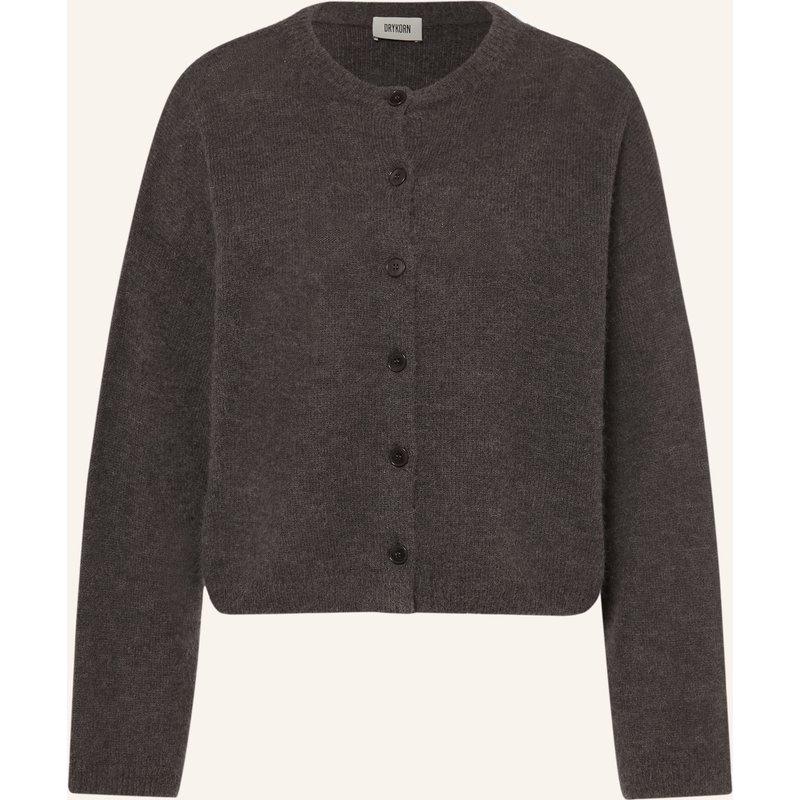 Drykorn Strickjacke Marweni Mit Alpaka grau