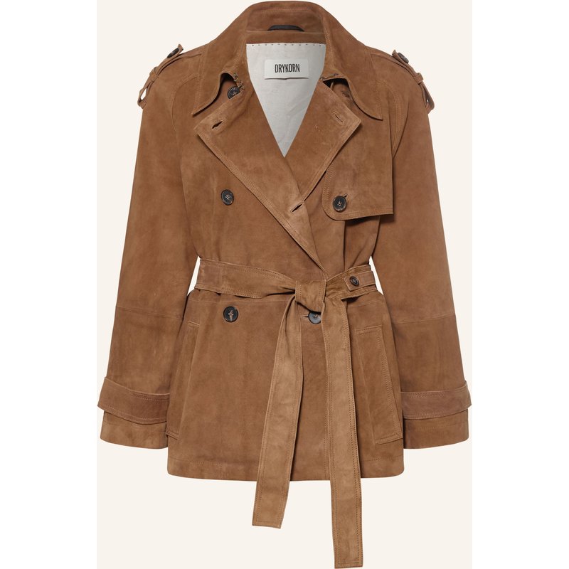 Drykorn Lederjacke Penley braun