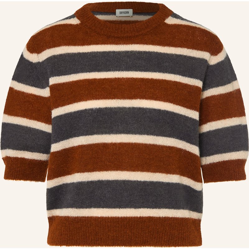 Drykorn Strickshirt Sanidy Mit Alpaka braun