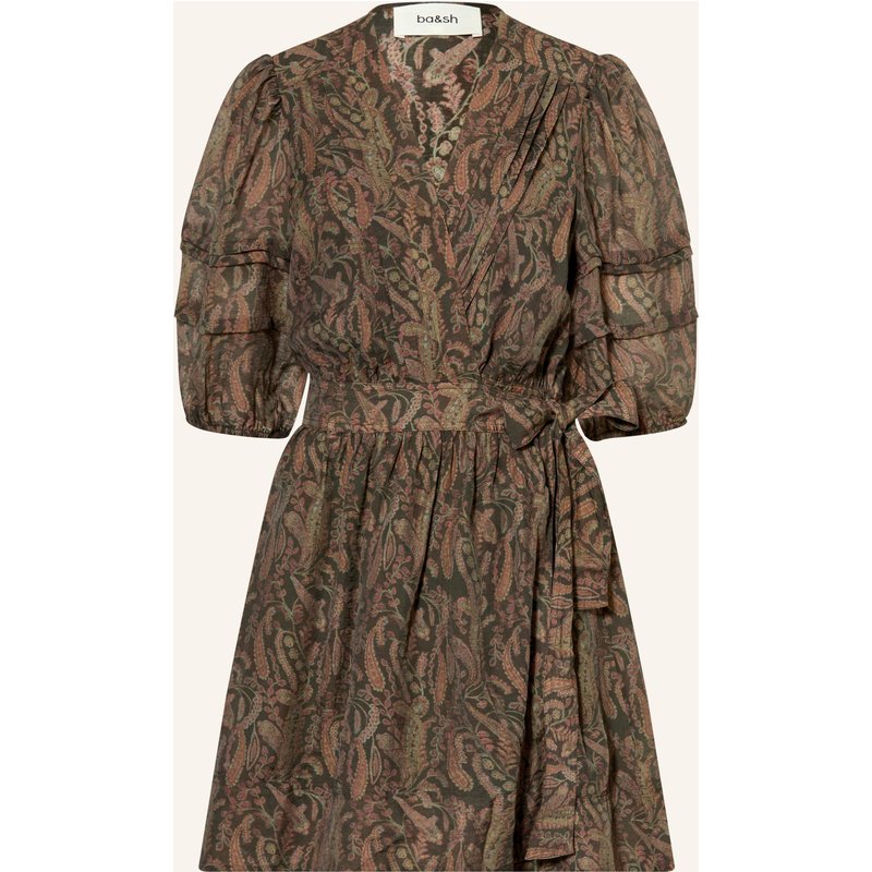 Ba&Sh Wickelkleid Teodora Mit 3/4-Arm gruen