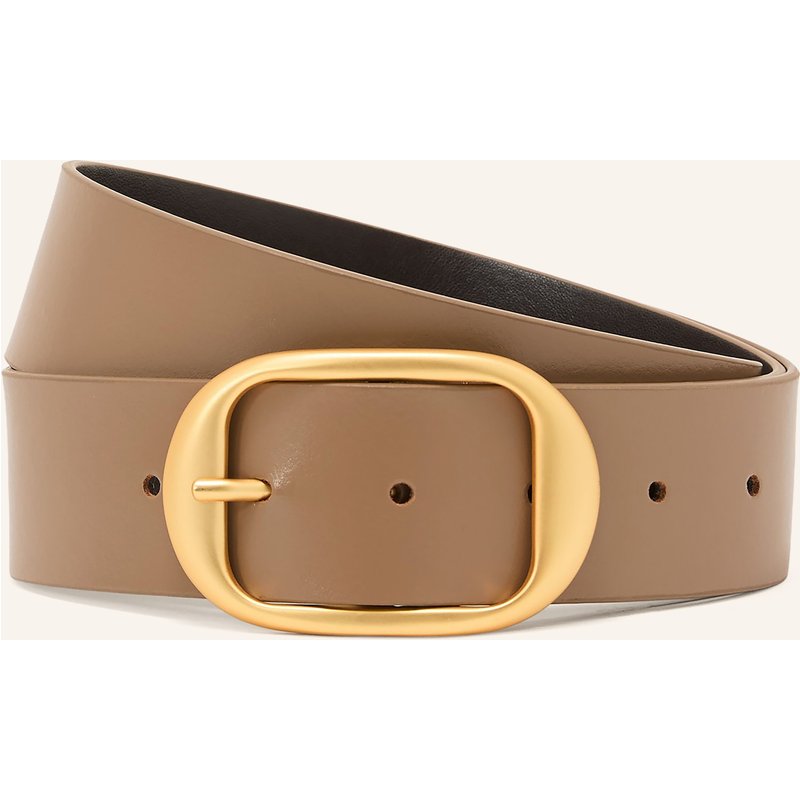 Reiss Ledergürtel Athena beige