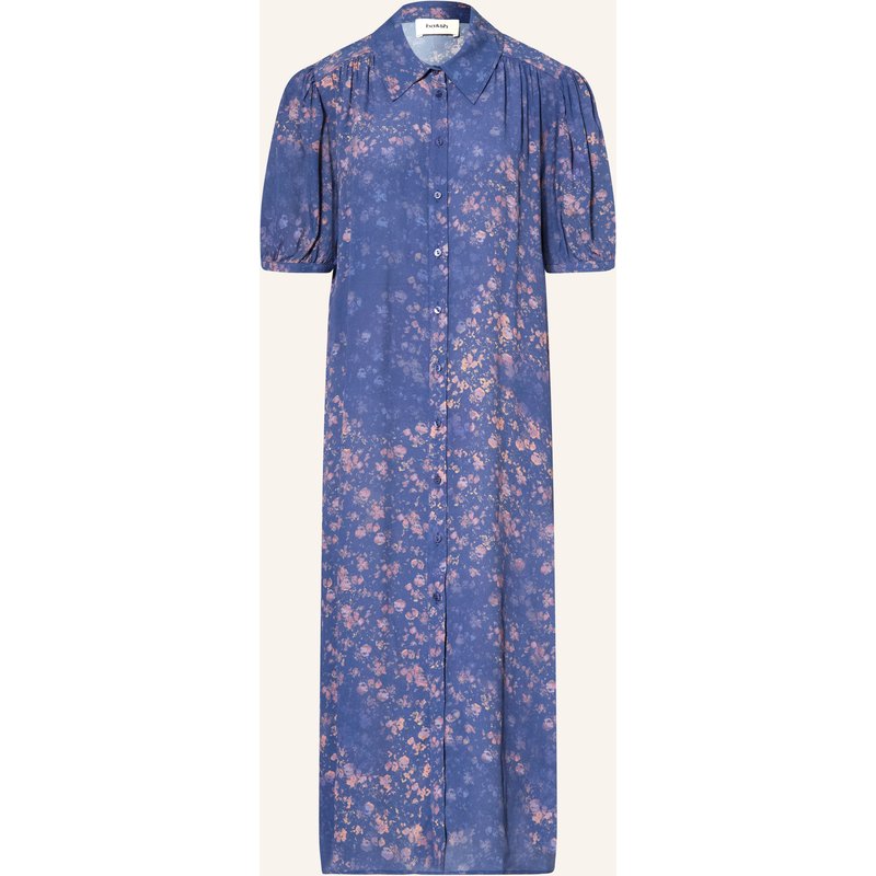 Ba&Sh Hemdblusenkleid Norma blau