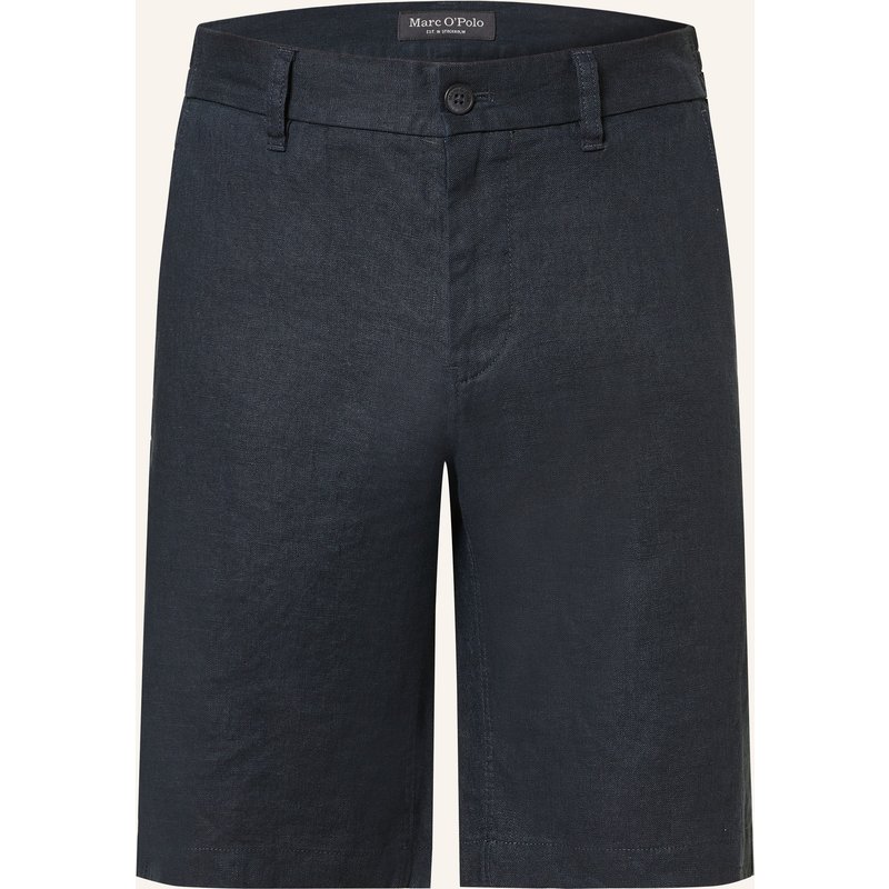 Marc O'polo Leinenshorts Reso Jogger Regular Fit blau