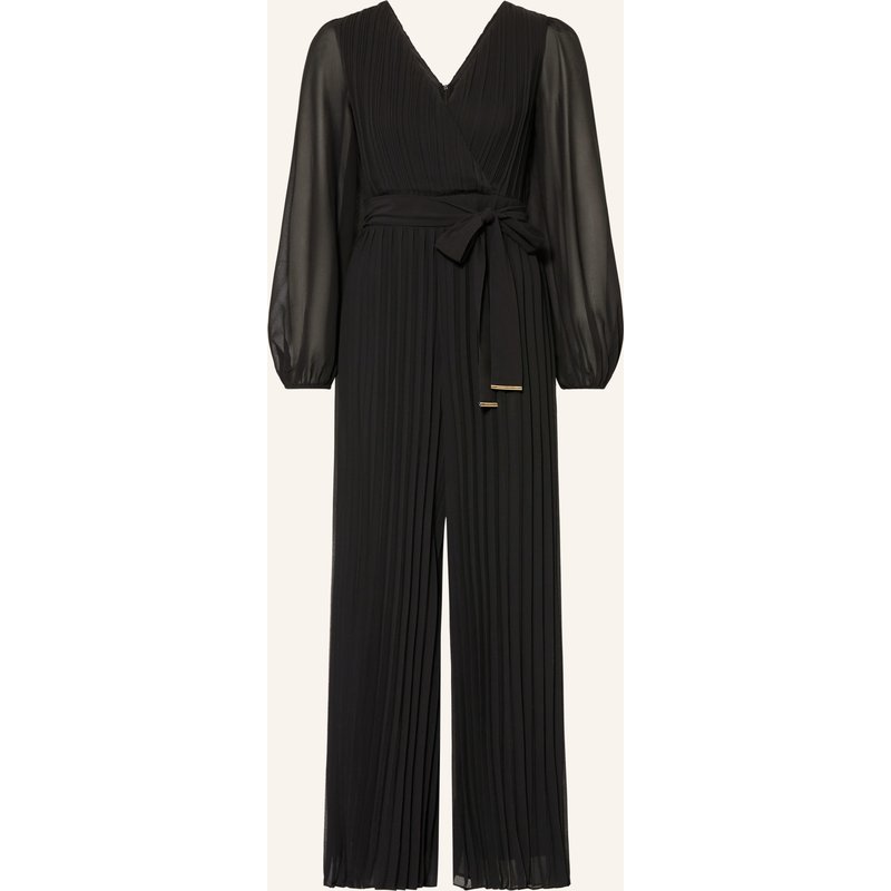 Joseph Ribkoff Signature Jumpsuit In Wickeloptik Mit Plissees schwarz