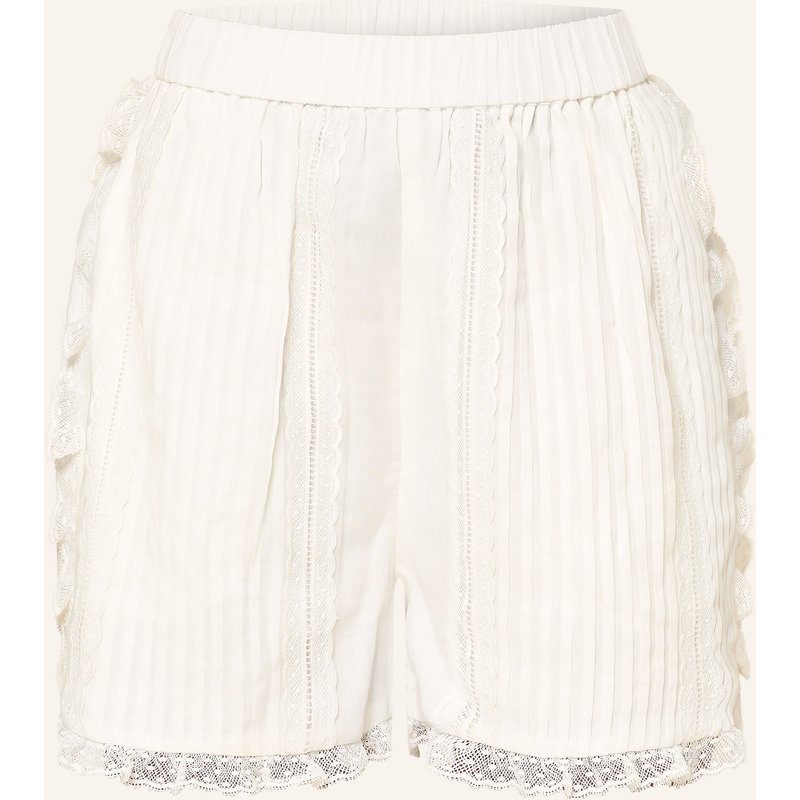 Claudie Pierlot Shorts Mit Spitze weiss