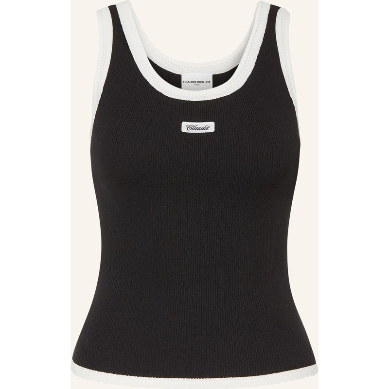 Claudie Pierlot Stricktop schwarz