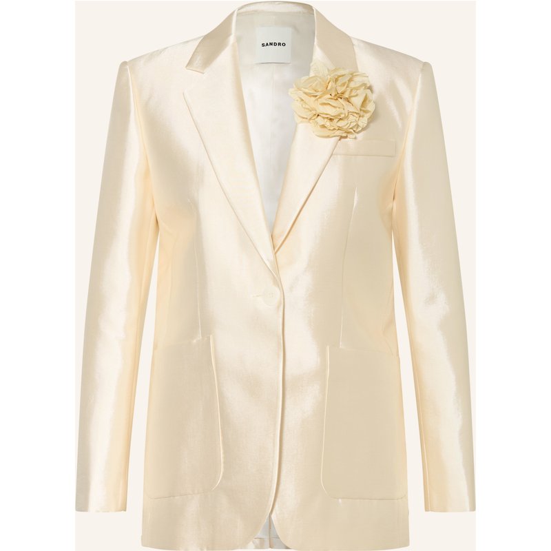 Sandro Satinblazer beige