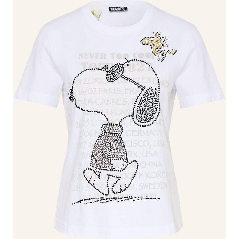 Princess Goes Hollywood T-Shirt Mit Schmucksteinen weiss