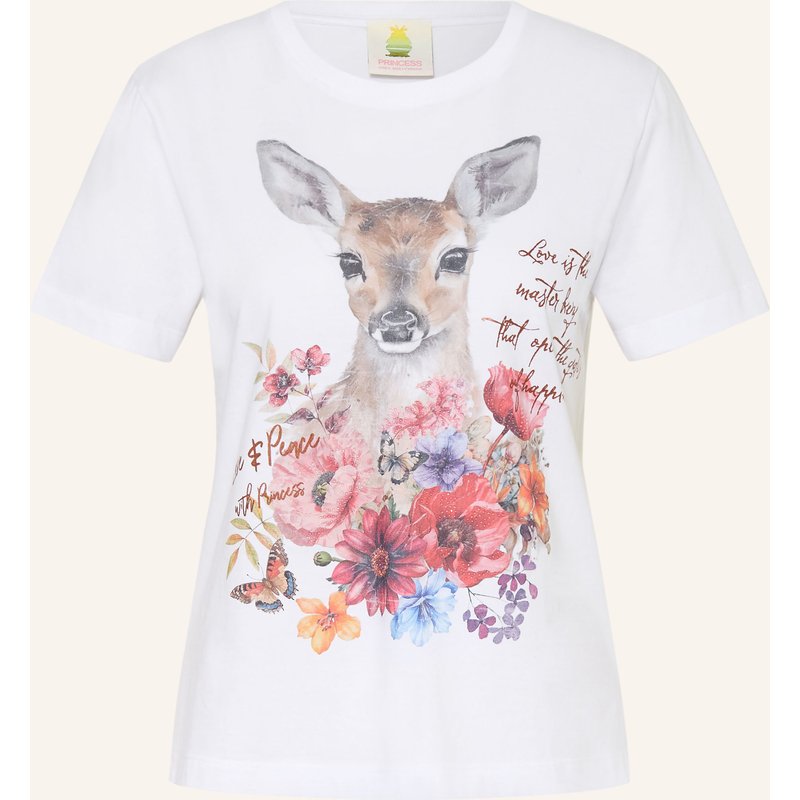 Princess Goes Hollywood T-Shirt Mit Schmucksteinen weiss