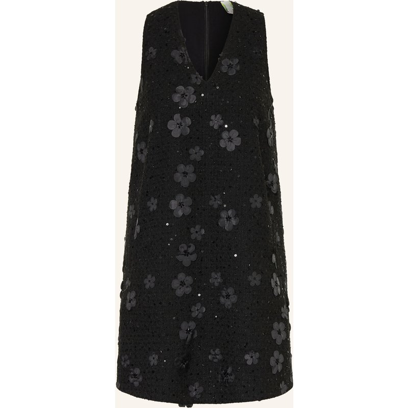 Princess Goes Hollywood Tweed-Kleid Mit Schmucksteinen Und Pailletten schwarz