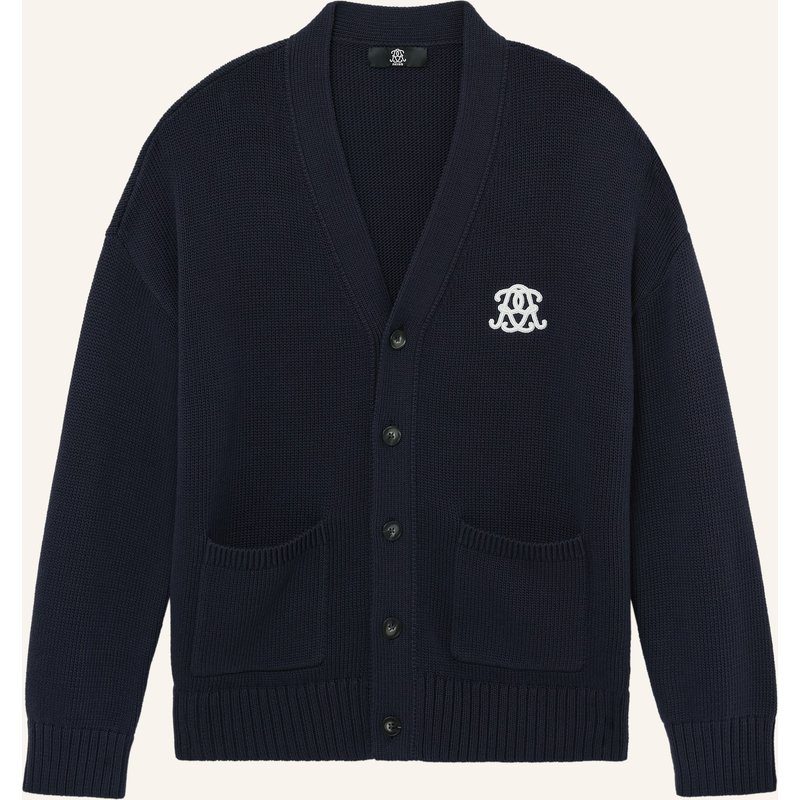 Reiss Strickjacke Coates blau