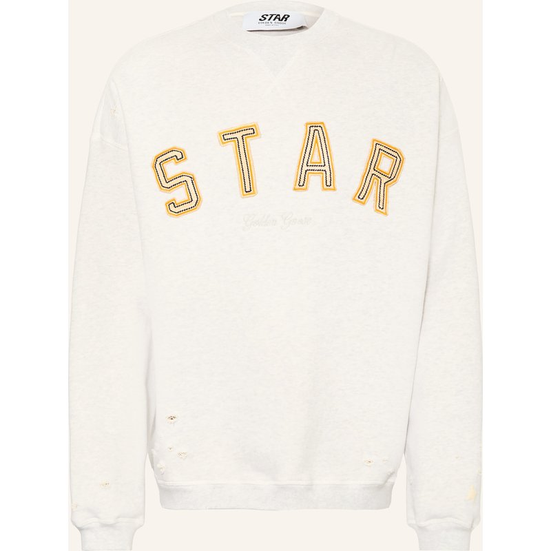 Golden Goose Oversized-Sweatshirt Star grau