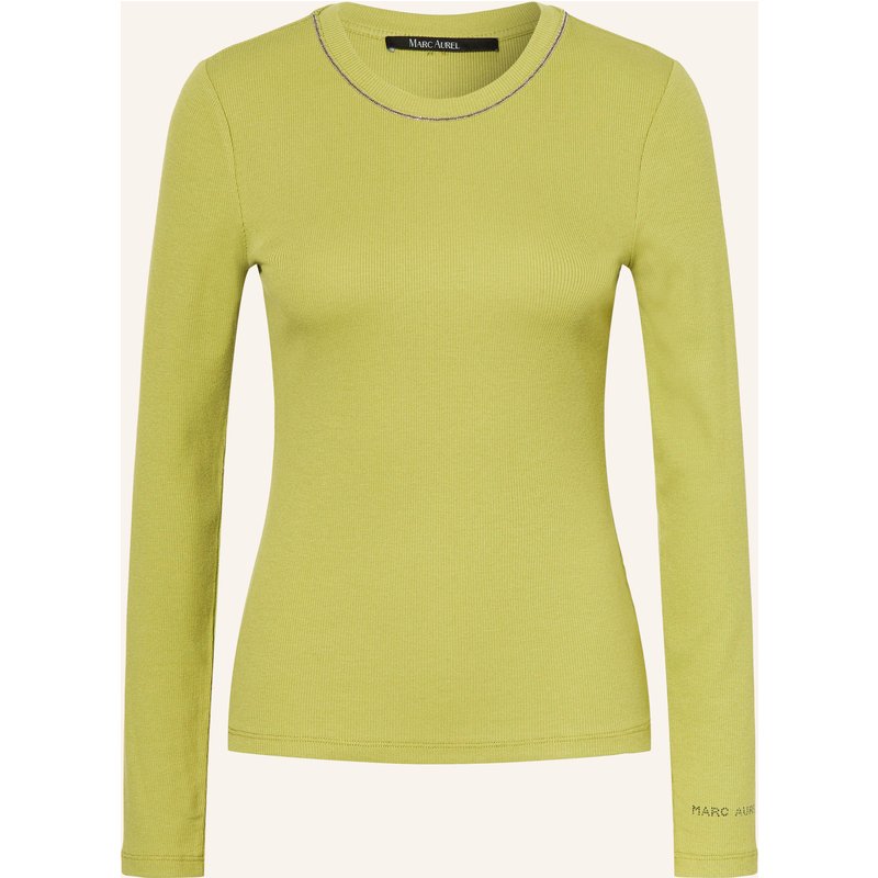 Marc Aurel Longsleeve Mit Schmucksteinen gruen