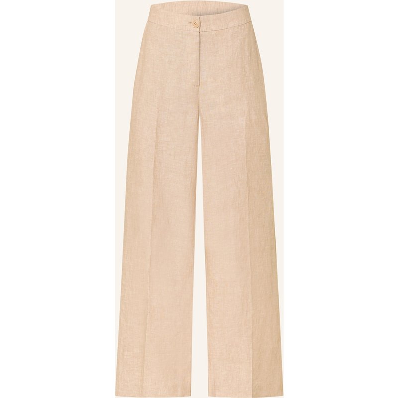 Opus Marlenehose Maikito Light Aus Leinen beige