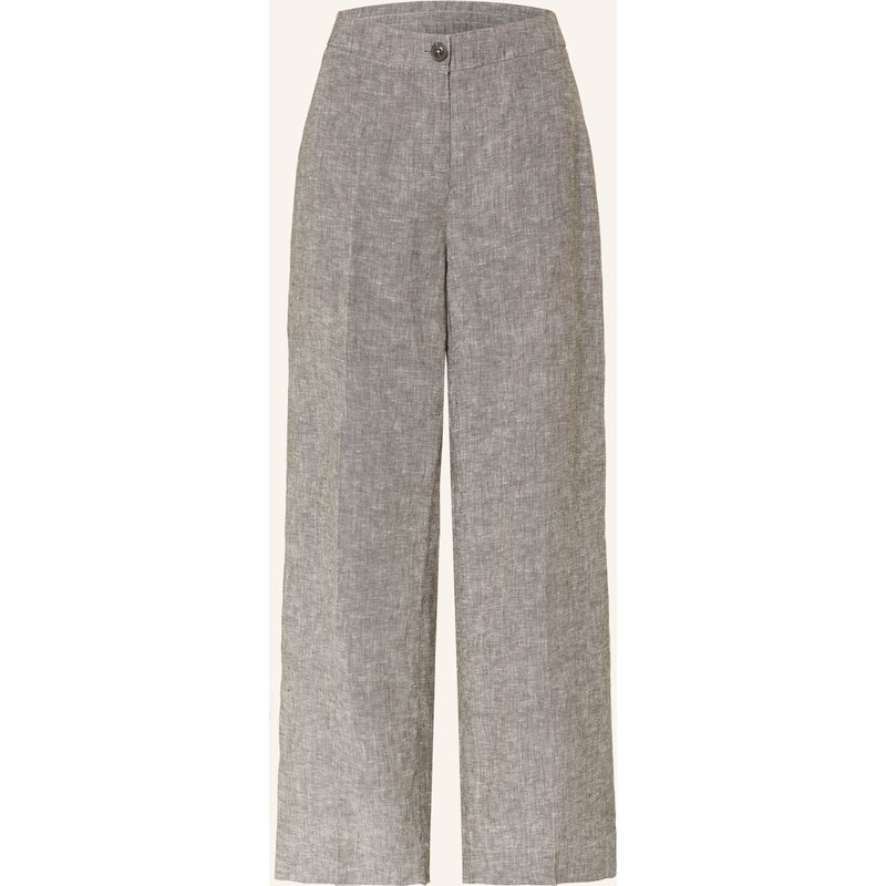 Opus Marlenehose Maikito Light Aus Leinen gruen