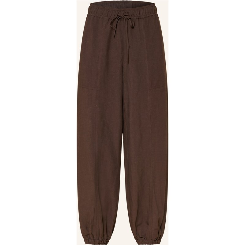Opus Hose Myha Im Jogging-Stil braun