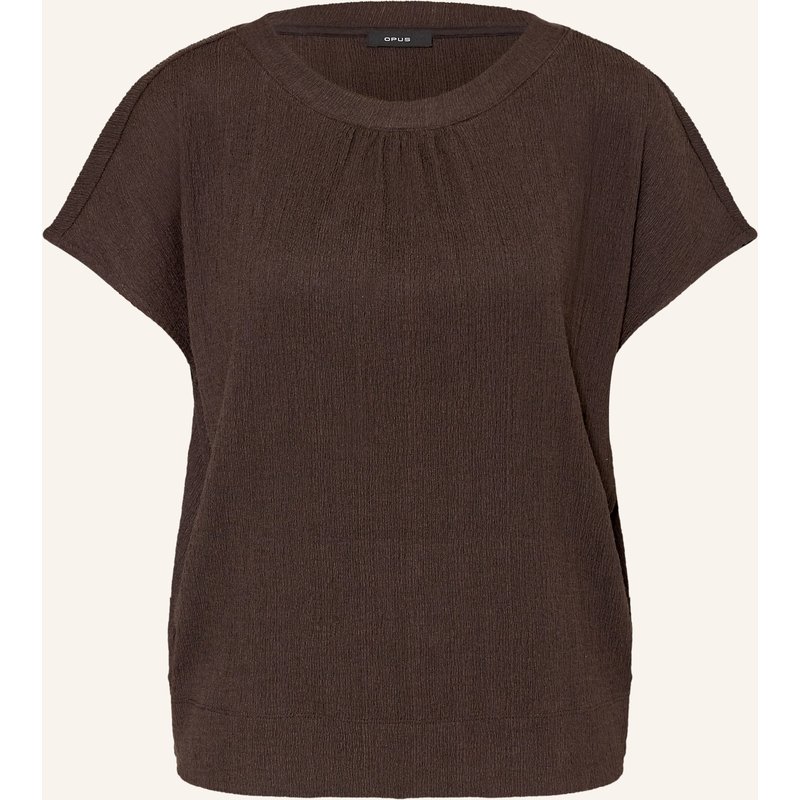 Opus Blusenshirt Salti braun