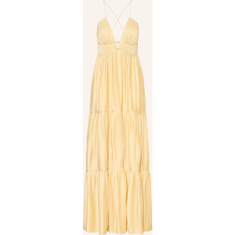 Ba&Sh Plisseekleid Wasta gelb