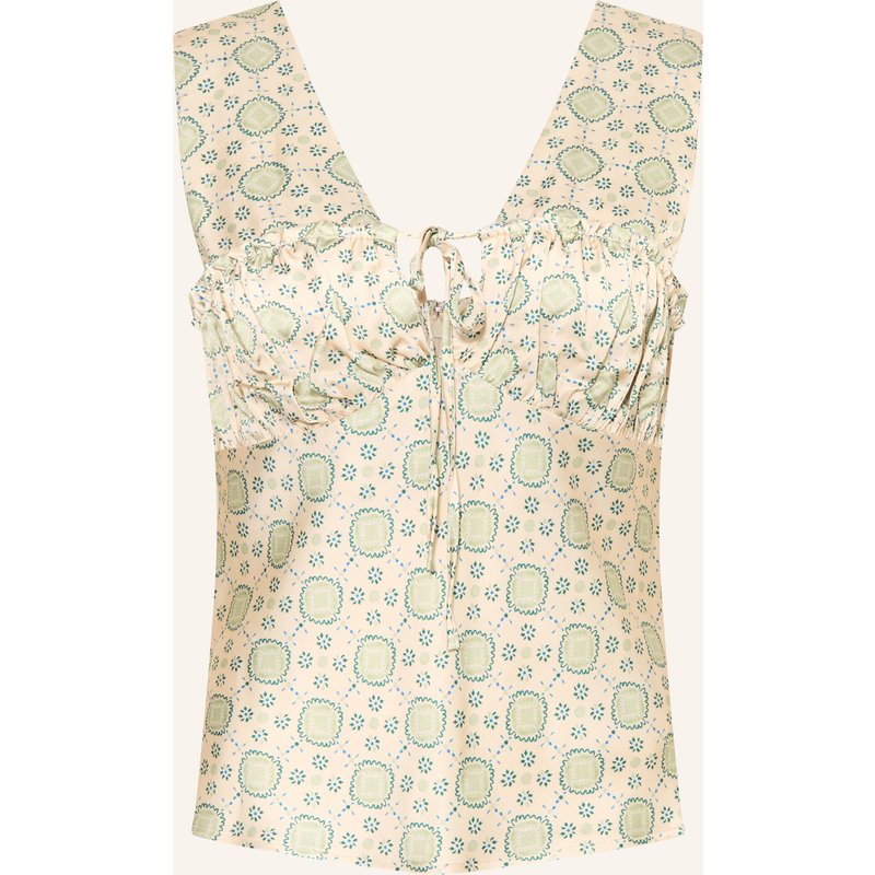 Claudie Pierlot Blusentop Aus Satin beige