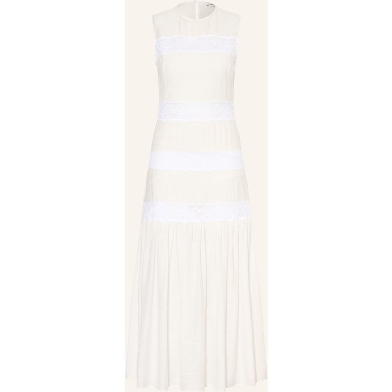 Sandro Kleid Mit Spitze weiss