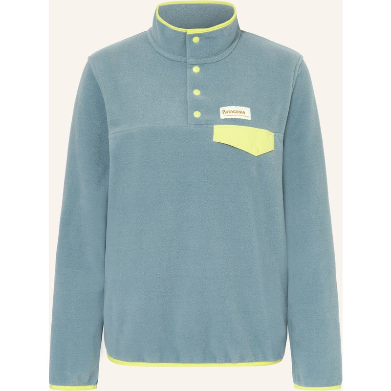 Patagonia Fleece-Troyer Snap blau