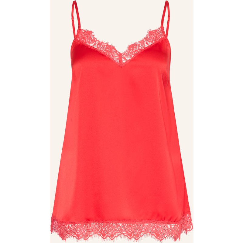 Simone Pérèle Schlaftop Satin Secrets Aus Satin pink