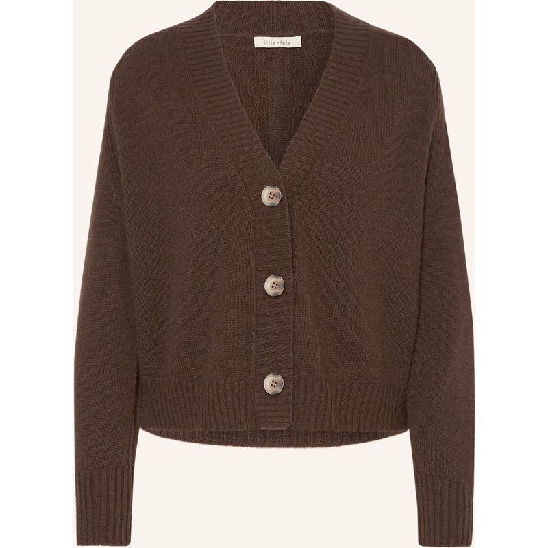 Lilienfels Strickjacke Aus Cashmere braun