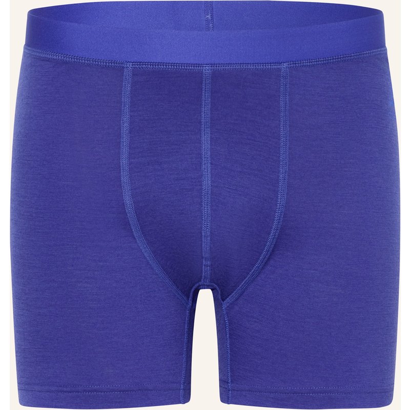 Odlo Funktionswäsche-Boxershorts Natural Merino 160 Aus Merinowolle blau