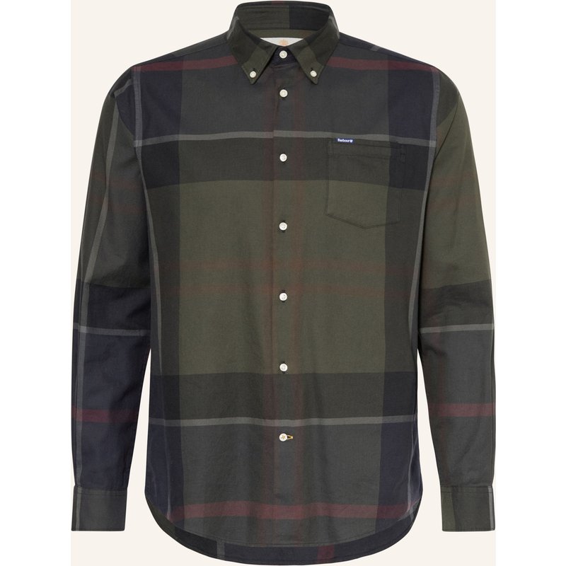 Barbour Hemd Dunoon Tailored Fit gruen