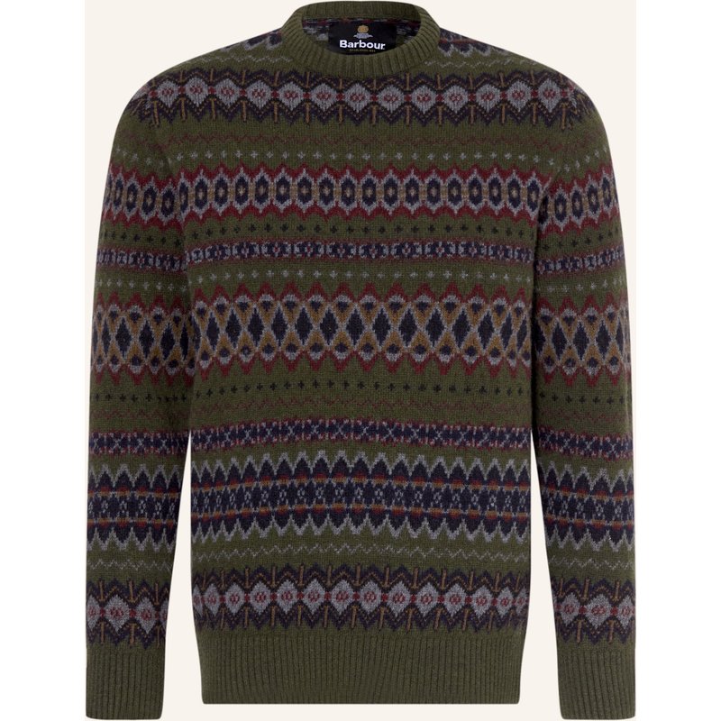 Barbour Pullover Case gruen