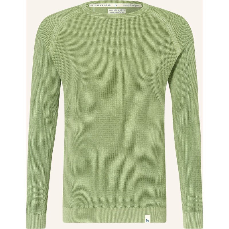 Colours & Sons Pullover gruen