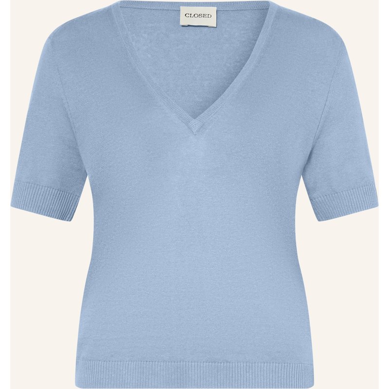 Closed Strickshirt blau