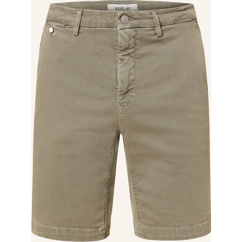 Replay Jeansshorts Benni Regular Fit gruen