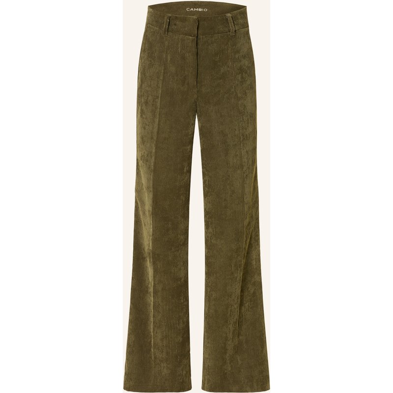 Cambio Marlenehose Amelie Aus Cord gruen