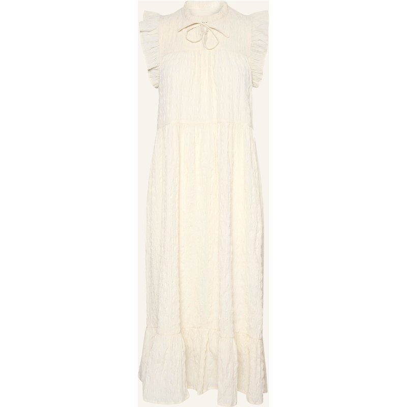 Part Two Kleid Gimalinapw Mit Rüschen weiss