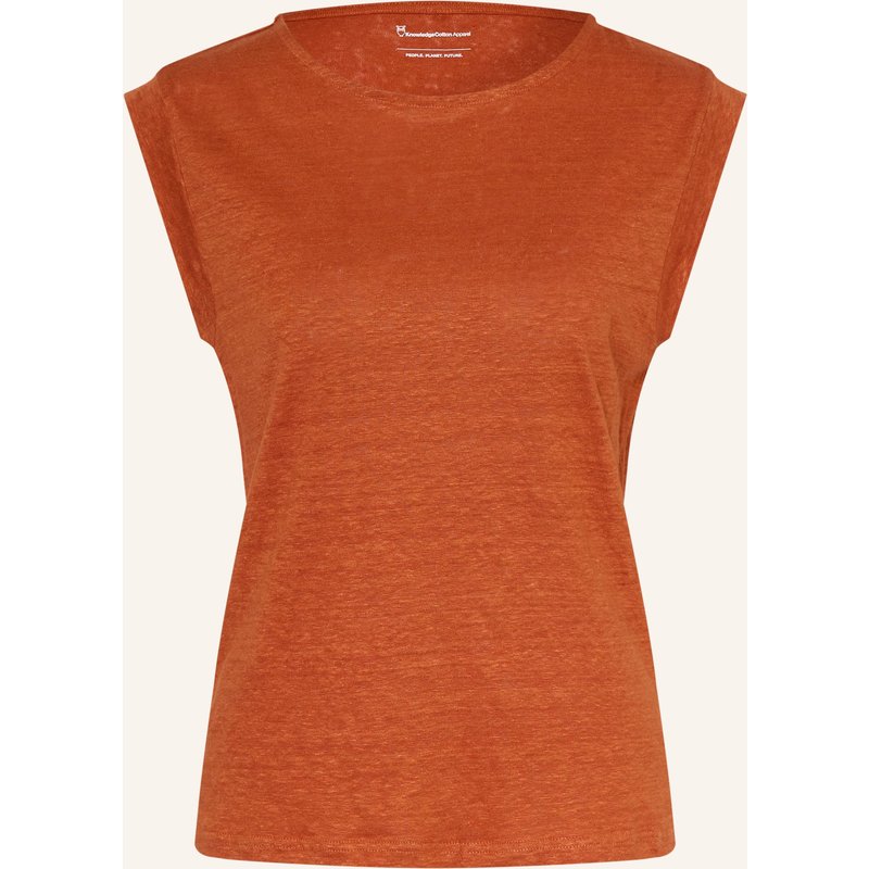 Knowledgecotton Apparel Leinentop rot