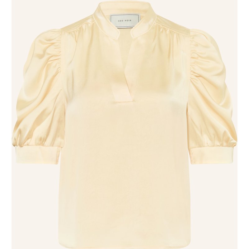 Neo Noir Blusenshirt Roella Aus Satin gelb