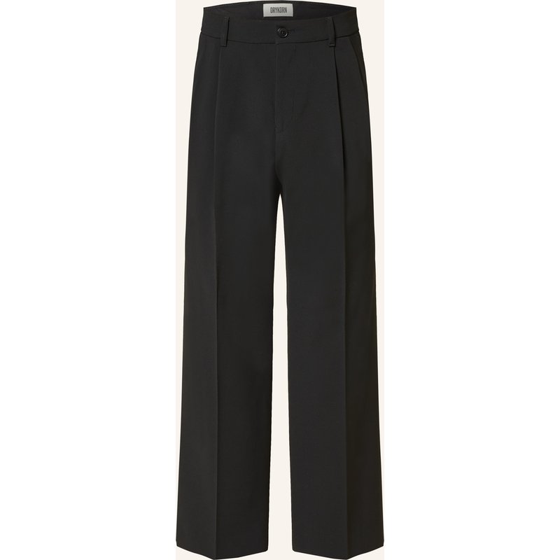 Drykorn Chino Leek_Wide Wide Fit schwarz
