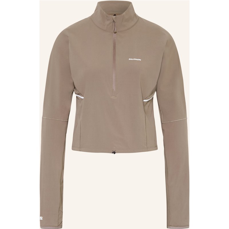 Salomon Laufjacke Sense Aero braun