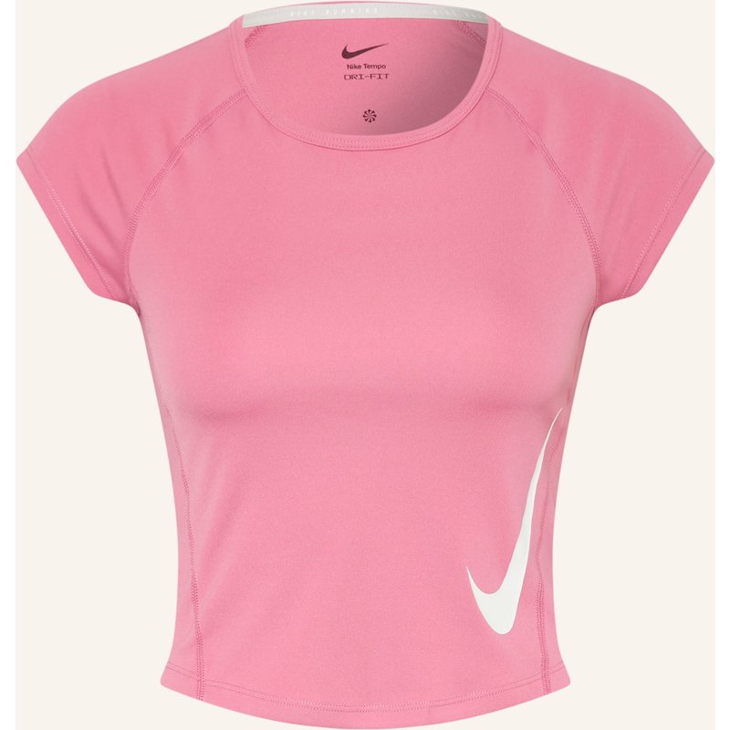Nike Laufshirt Tempo Swoosh rosa