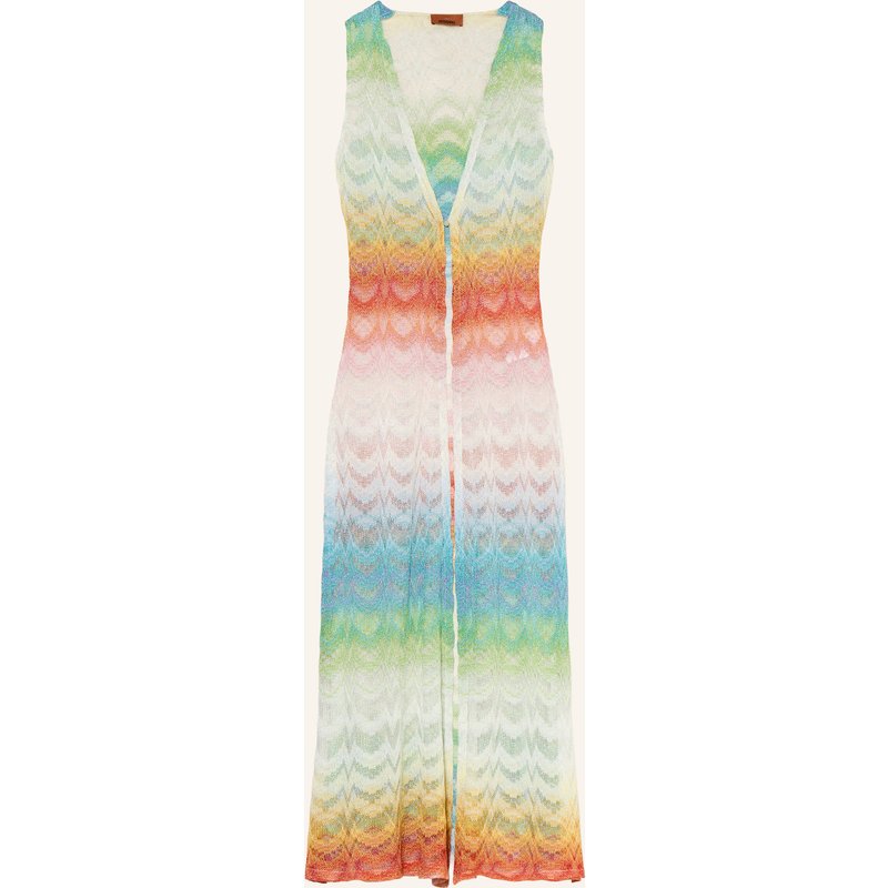 Missoni Strickkleid Mit Glitzergarn blau