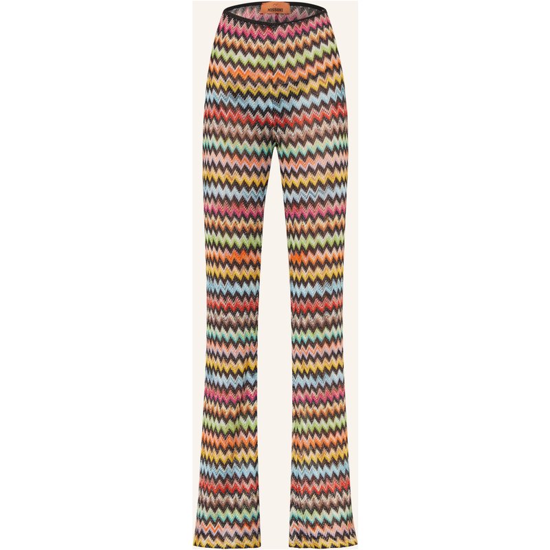 Missoni Strickhose Mit Glitzergarn schwarz
