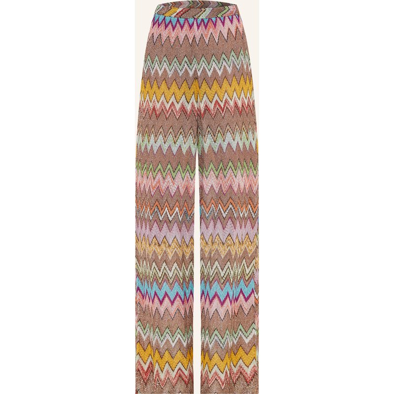 Missoni Strickhose Mit Glitzergarn braun