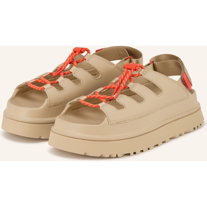 Ugg Plateau-Sandalen Goldenglow Toggle beige