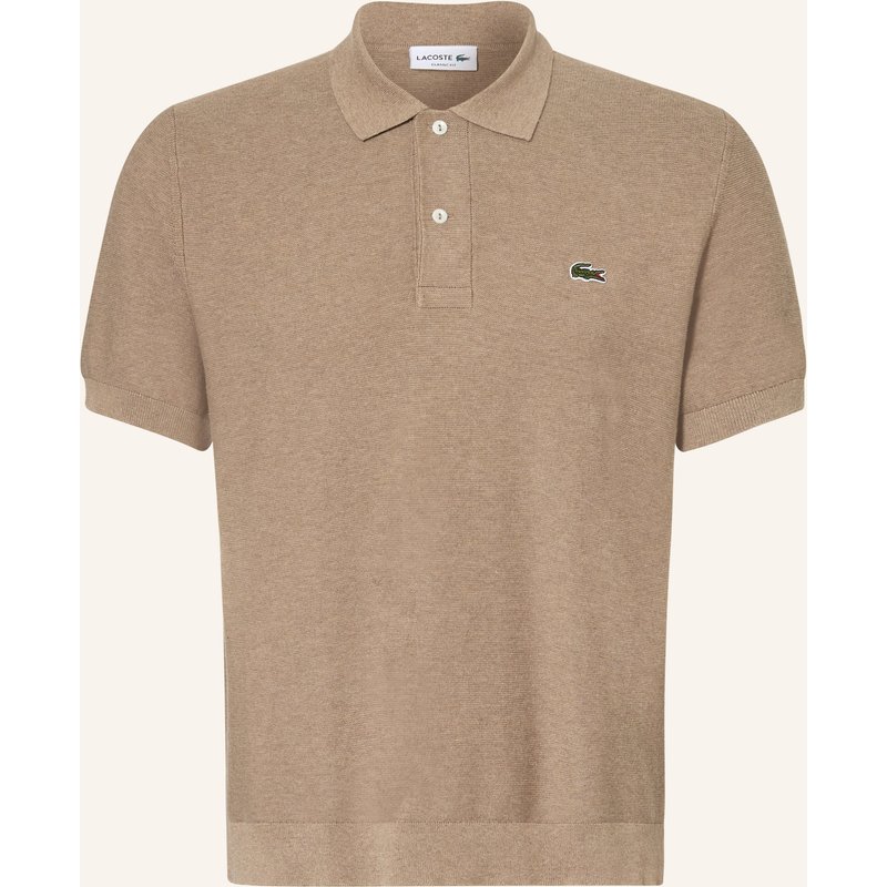 Lacoste Strick-Poloshirt Classic Fit beige