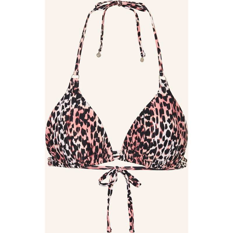 Cyell Triangel-Bikini-Top Cheetah Chic braun